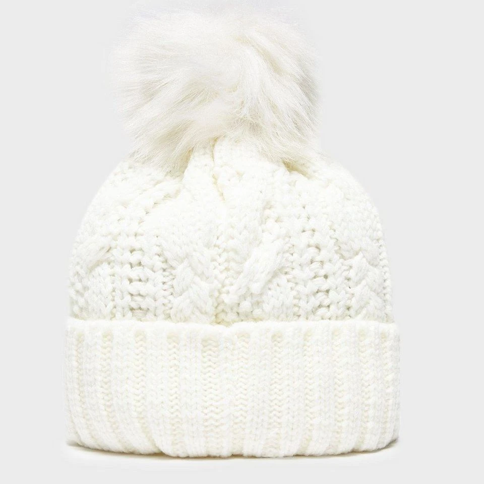 Peter Storm Women's Daisy Cable Knit Bobble Hat - Image 2