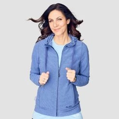 Peter Storm Women's Full-zip Hooded Stretch Fleece