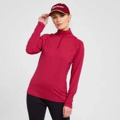 Ariat Womenâs Auburn 1/4 Zip Baselayer