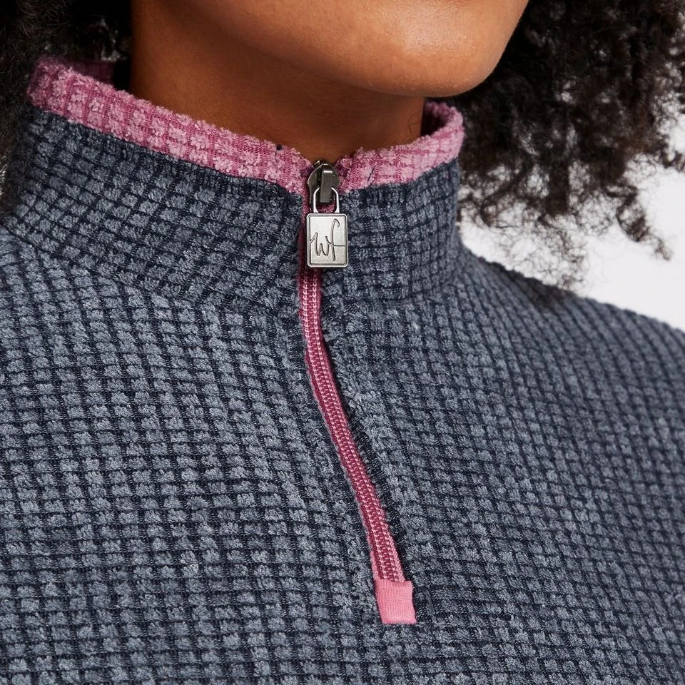 Weird Fish Women's Lynda Grid Half Zip Grid Fleece - Image 5