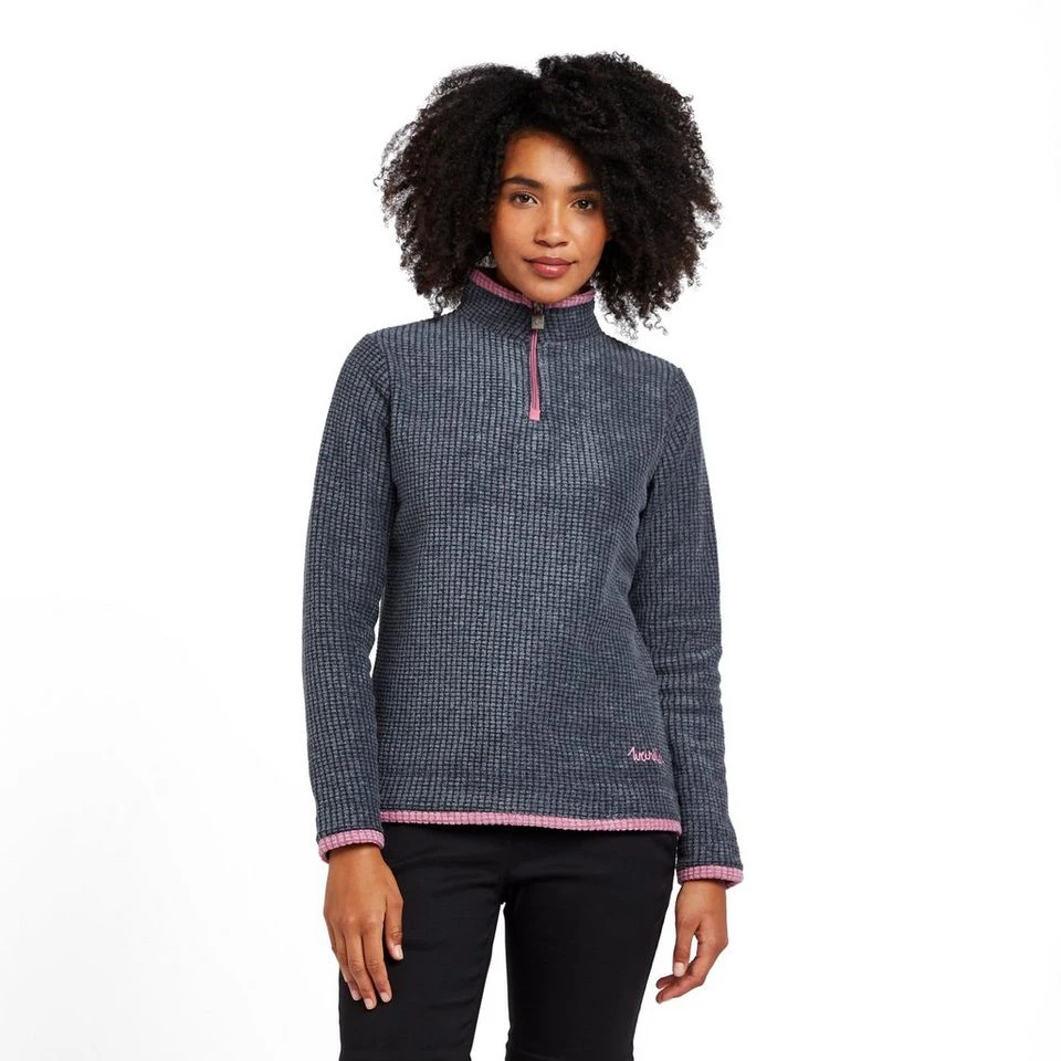 Weird Fish Women's Lynda Grid Half Zip Grid Fleece - Image 8
