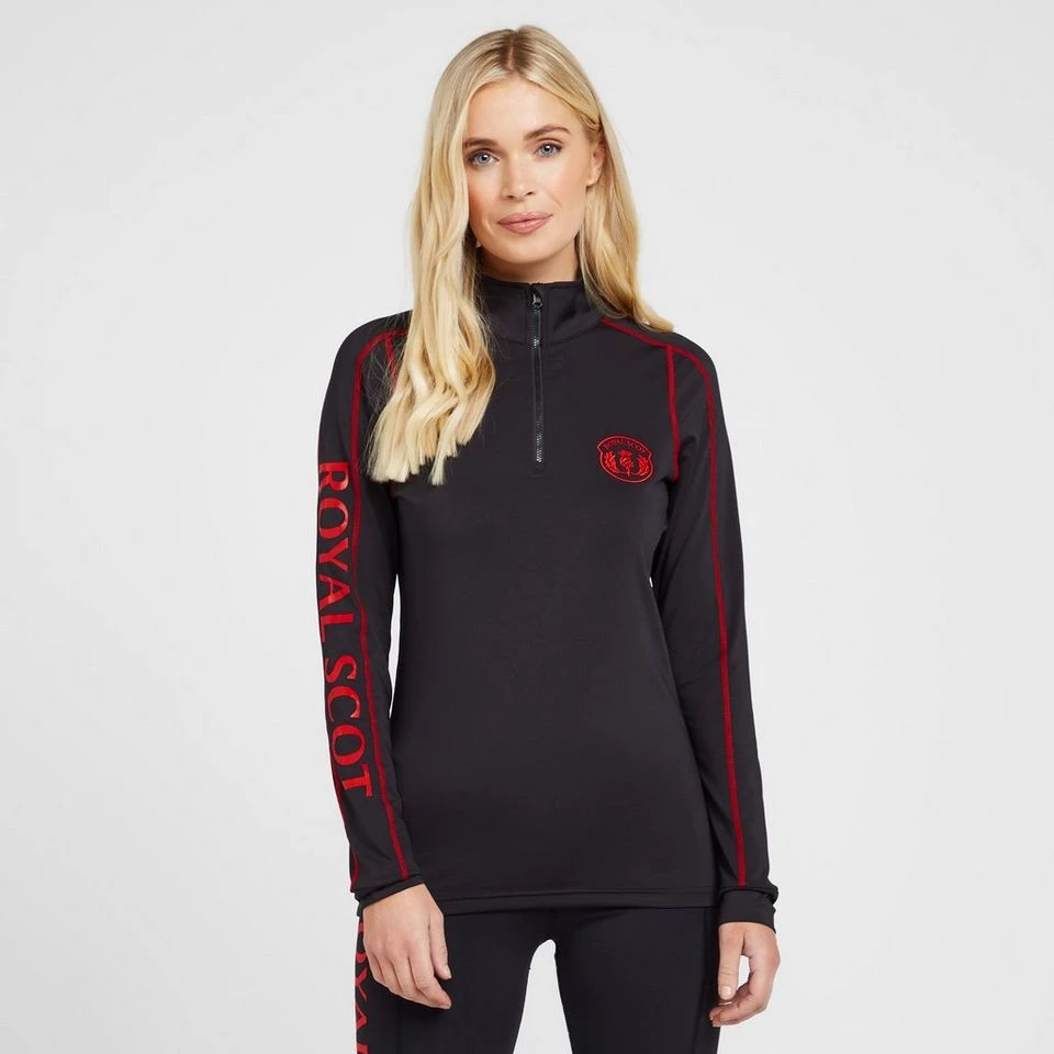 Royal Scot Women’s Long Sleeve Base Layer In Black