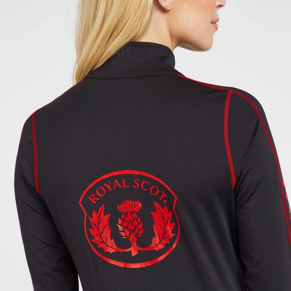 Royal Scot Women’s Long Sleeve Base Layer In Black - Image 5
