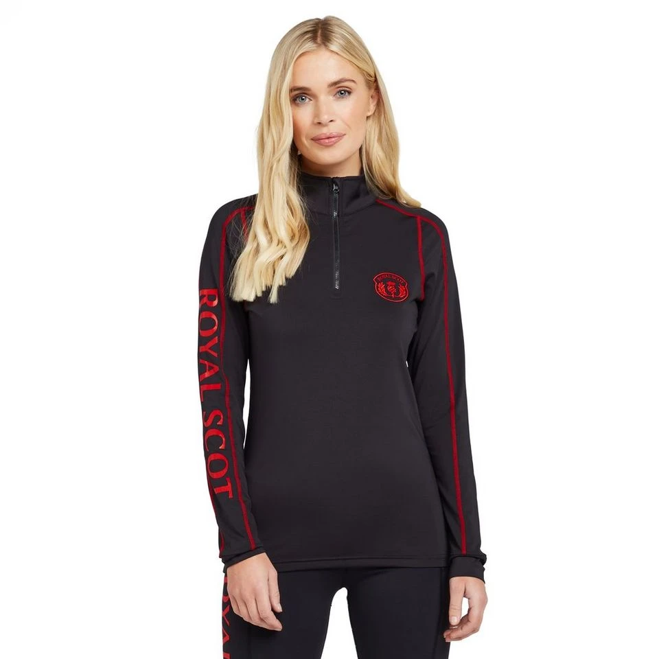 Royal Scot Women’s Long Sleeve Base Layer In Black - Image 8